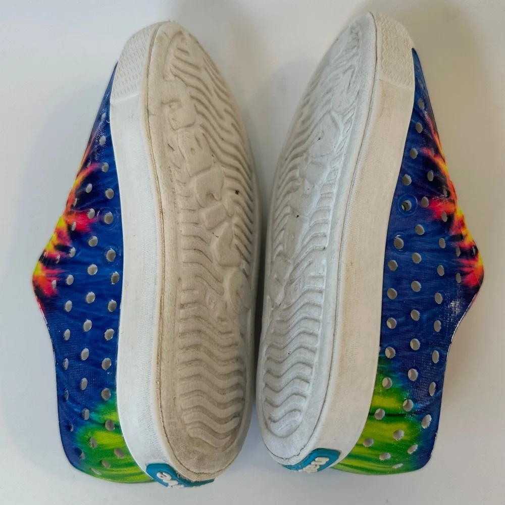 Native Tie Dye Rainbow Toddler Kids Shoes‎ C7
